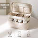 Jingyi Travel Rangement Sac de rangement portable Sac de rangement de lingerie à bagages sous-vêtements Sac d'emballage Bra Box Organisation Boîte à dessin beige-privé Corde