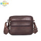 Chanyue Sac à bandoulière en cuir véritable sac à bandoulière pour hommes, petit sac à dos pur cuir de vache de vache sac pour hommes, sac à mal de style horizontal et de style vertical 9903 #]