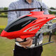 
Lishi's ultra-large alloy remote control aircraft falling and collision-resistant helicopter electric toy A-style red single electric package-no backup battery