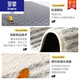 圆形地毯儿童学习摇椅卧爬行地垫电脑转椅垫少女心书房客厅沙发垫 经典英文隔凉生暖 1件 直径160CM(可睡可坐空间加倍