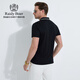 
Raidy Boer/Ridy Boer [Mulberry Silk Old Qianfeng] 2025 Summer Men's Short Sleeve POLO Shirt 7031 Black L /175/50
