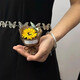 Mini -Taschen -Treffen kleiner Blumenstrauß von Rosen Sonnenblumen Immortal Blumen simulierte Blumen Souvenir Geburtstagsgöttin Day Geschenk kleiner Blumenstrauß - Blau + Sonnenblumen 1 Stück