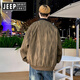 
JEEP SPIRIT Jeep Jacket Men's Spring and Autumn 2025 New Jacket Trendy Brand Thin Tops Teenager Pleasant Casual Workwear K15832 White Gray 2XL