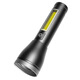 
Ruibao (RAY-BOW) new XHP70 tactical strong light flashlight aluminum light cup zoom USB charging with COB side light cross-border new model RB-1098 running volume model naked light (built-in battery)