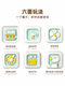 JINGRUO Baby Toys 0-1 Year Old 3 Children 2 Montessori Educación temprana 6 meses 7 Baby 8 meses 12 Switch 9 Botón 10 Polvo 6 en 1 Montessori Educación temprana Rubik's Cube para Lanyard