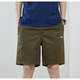 Qi Armania Summer Casual Shorts Men's Youth Version coréenne Pure Coton Purs de sports minces Loose Pantalon D9224 Bleu foncé M