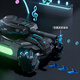 HGQ British brand remote control car with shooting gesture sensor tank children's toy boy birthday gift medium size - black and green official standard