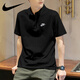 耐克（NIKE）短袖男2025春季新款翻领POLO衫休闲运动T恤跑步服FN3895 FN3895-010/透气 S 100-120斤