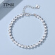 TTMIX shiny honeycomb platinum bracelet for women pt950 platinum hand ornament butterfly tail chain birthday gift 11.7-11.9g