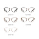 Tyrannosaurus retro cat eye glasses frame flicker titanium legs personalized trendy men and women BJ6167B21 single frame