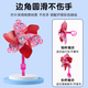 
Toy musical instrument colorful rotating windmill pendant small windmill design colorful rotating windmill other outdoor toy handlebar windmill-red long pole-six-color colorful