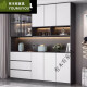Yu Mengxindi 2023 neuer Seitenschrank High Cabinet Integrated Wall Wohnzimmer Lagerschrank Schrank Küchenschrank Haushaltsaufbewahrung Weinschrank Style 12240 Langlieferung Eingang + Installation