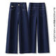 Qiafan (Qiafan) Fashionable Blue Blue Denim Pantalon à jambes larges Vêtements féminins 2025 Spring and Automne Nouveau pantalon droit de neuf points en baisse de neuf points Bleu-9903 m 27 suggérer 95-105jin [Jin est égal à 0,5 kg]