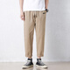 
Huili casual men's pants summer casual trousers for men fashion and versatile business loose solid color large size straight pants LG-HL-Mortal Thousand Products-9904 Army Green L (recommended 130-145Jin[Jin equals 0.5 kg])