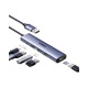绿联 UGREENUGREEN绿联CM219USB3.0分集线器高速4口HUB扩展坞带供 一拖四合金款1米（15922