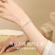 Shengya Compass 999 Pulsera de plata esterlina para mujeres Nuevo estilo chino Pulsra de tiras de plata rotas para el regalo de cumpleaños de la novia