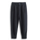 Pierre CARDIN (PIERRE CARDIN) ice silk men's pants 2025 new summer drooping trousers zippered feet harem pants loose casual pants suit pants black XL [140-160Jin [Jin equals 0.5 kg]]