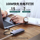Зеленая сеть Typec Thunderbolt 4 Dock Dual HDMI USB32 Сетевая карта Сплиттер 10-в-один HDMI+VGA+Gigabit+Audio15601