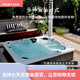 Surfen surfen Whirlpool intelligente konstante Temperaturheizung eingebettete Acrylbadewanne Home Benutzer Outdoor-Temperatur WS-693 (2150*2150*900 mm)