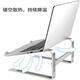 Keyman laptop stand radiator carbon steel game notebook elevated support bracket suspended office portable storage carbon steel-thickness 3mm suitable for 10-16 inches black