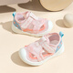 Tombeck-Babysandalen für Jungen und Mädchen Sommer Kleinkindschuhe 1-3 Jahre alte Babysandalen Weiche Lösche Babyschuhe Ozean Blau 20#