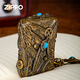 
ZIPPO lighter official genuine treasure, heavy armor, sun eagle windproof kerosene lighter, give boyfriend gift, sun eagle [stand-alone oil-free] DY9902TJ