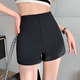 Smart Air schwarze Shorts Damenanzug elastische Oberbekleidung enge Hüfthose 2025 Sommer vielseitiges Abnehmen hohe Taille Hot Girl Hotpants schwarz M