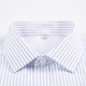 Gy Yager Neue Sommer Business Professional Workwear Casual White Solid Color Herren Stripes Plus Size Customized Longleved Shirt Short Sleeve 4203 Weiße und blaue Streifen 40 175/92A etwa 135-150Jin [Jin entspricht 0,5 kg]