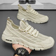 Huilirui Coconut Shoes Men's Shoes New Breathable Hollow Mesh Shoes Men's Sports Shoes Non-Slip Casual Flying Daddy Shoes Q9221 Gray 40