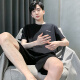 炫逐男士睡衣男夏季短袖男款夏天薄2025新款男生大码家居服 HDE-9930 L 男