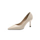 Belle Beige High Heels Professional Temperament Professional Cethen