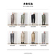 JEEP SPIRIT casual pants for men's summer thin loose straight ice silk pants for men's drape nine-point pants loose large size versatile 9904 gray-green + 9904 light khaki 2XL