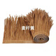 Rolls of simulated thatch tiles, fake straw, artificial plastic straw, flame retardant and durable outdoor straw shed antique roof decoration, straw yellow 1 meter * 0.5 meters 1 meter * 0.5 meters The whole roll is 10 meters long
