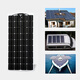 XMSJ flexible solar panel 100W outdoor car charging RV camping 12V24V flexible 100W size 1 Flexible 200W size 1460*695*3mm_(12V
