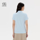 KOLON SPORT/可隆SECO POLO衫 女子吸湿速干T恤防晒UPF50+抗菌短袖 LKPT5MT826-LB 浅蓝色 2XL 180/100A