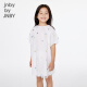 
jnby by JNBY new Jiangnan cloth children's clothing oversizeA short-sleeved dress 25 summer girls 1P4G12240 199/white background colorful pattern random pattern 120 cm