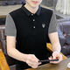Pushui Fangfang Summer Herren-Polo-Hemd-Baumwollkurzschläuche koreanischer Stil Trendy Design 687 Aprikosenfarbe 2xl [180140-155jin [Jin gleich 0,5 kg]]