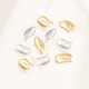 Feiyu safe buckle earrings empty support 18K gold accessories ear hook empty support ear pendant small hole pendant diy free pendant accessories HJ2205 white gold