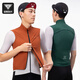Captain Tass (TOSUOD) bicycle clothing for men and women sun protection windproof riding vest mountain road bike breathable top riding vest black XL
