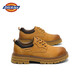 Dickies Herren Arbeitsschuhe Herren niedrig vielseitig trendy atmungsaktiven britischen Stil lässigen Lederschuhen Herren gelb Brown 42