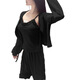 Fhhuabd French Pure Lace Sexy Women's Pajama с грудной подушкой с тремя частями набор весной и осенней подвеской для подвески для дома кардигана.