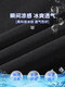 海澜之家冰丝休闲裤男款夏季薄款坠垂感速干运动男裤宽松直筒夏天九分裤子 718深灰色 M