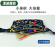 
Yunluo thin and portable new Korean version waterproof thin running mobile phone sports waist bag fitness women's casual close-fitting women's clothing zero rumbling gold 9901 blue bottom