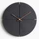 Shantoulin Village In-Wind Wall Clock Wohnzimmer Haushaltsrahmenlose Wanduhr Ultra-dünne digitale stille minimalistische volle weiße wand 9754b 29m*29m