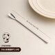Onlycook316L stainless steel mixing spoon 19.5cm long handle ice spoon coffee stirring stick honey small spoon Panda