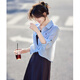 Jupe de costume Shangjing pour les femmes en été New Women's Casual Simple Thin Minirt Fomen Women Black Suspender A-Line jupe pour les femmes