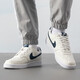Nike (NIKE) men's shoes COURT VISION fashion sneakers comfortable wear-resistant low top sports and casual shoes skateboard shoes HQ4867-101/Fanbai/Nakura blue 42
