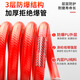 Customized PU yarn clip spring trachea hose pneumatic high pressure telescopic spiral tube air compressor air pump explosion-proof inflatable tube wholesale red - yarn clip spring tube 8 5 6 meters pressure resistant 15 kg