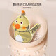 Water Bird Whistle Cartoon transparente Cartoño La Pronunciación de la Pronunciación Muscular de la Música para niños de los niños La creatividad puede agregar agua para aprender juguetes de pájaros, agua transparente, pájaro azul + cordario amarillo - se puede llenar con agua