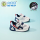 Humblee -Kinderschuhe für Jungen Laufschuhe 2025 Frühlings- und Sommer Neues Atmungsmasch Casual Girls 'Kleinkindschuhe Kindersportschuhe 3880 m Blau (Single Net) 25